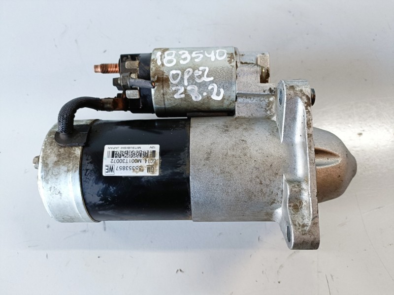 Recambio de motor arranque para opel insignia berlina a20dth referencia OEM IAM 55353857/M001T30072  
