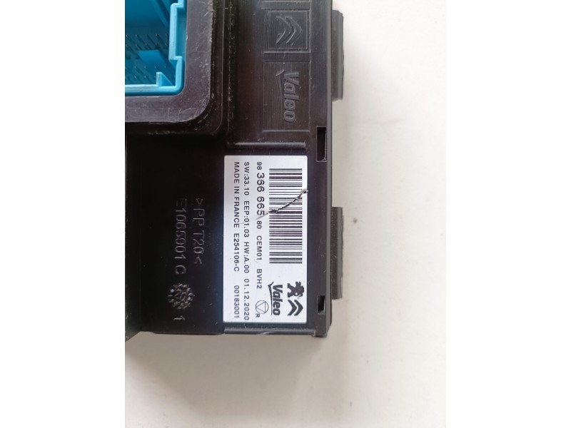 Recambio de modulo electronico para toyota proace verso ah01 referencia OEM IAM 9836666580  