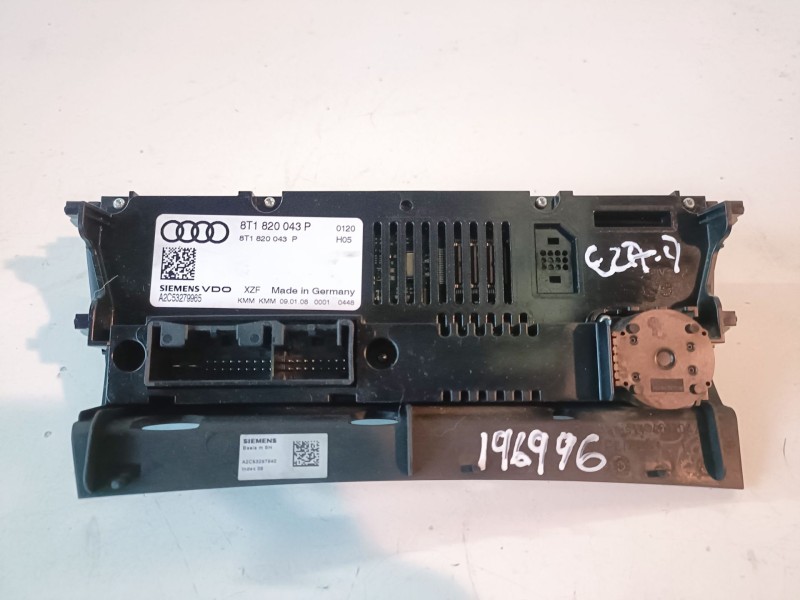 Recambio de mando climatizador para audi a4 berlina (8k2) caga referencia OEM IAM 8T1820043P  