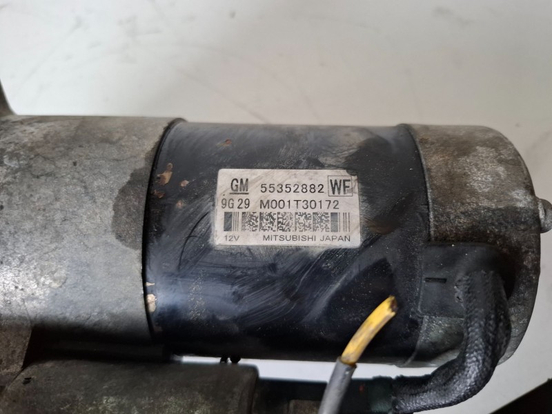 Recambio de motor arranque para opel astra j berlina 5p a20dth referencia OEM IAM 55352882  