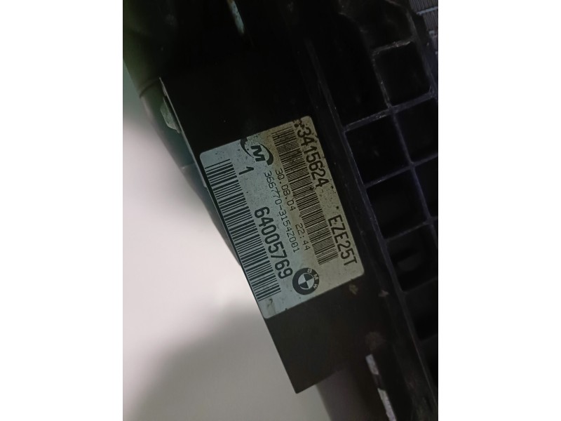 Recambio de radiador agua para bmw serie x3 (e83) 306d2 referencia OEM IAM 64005769  