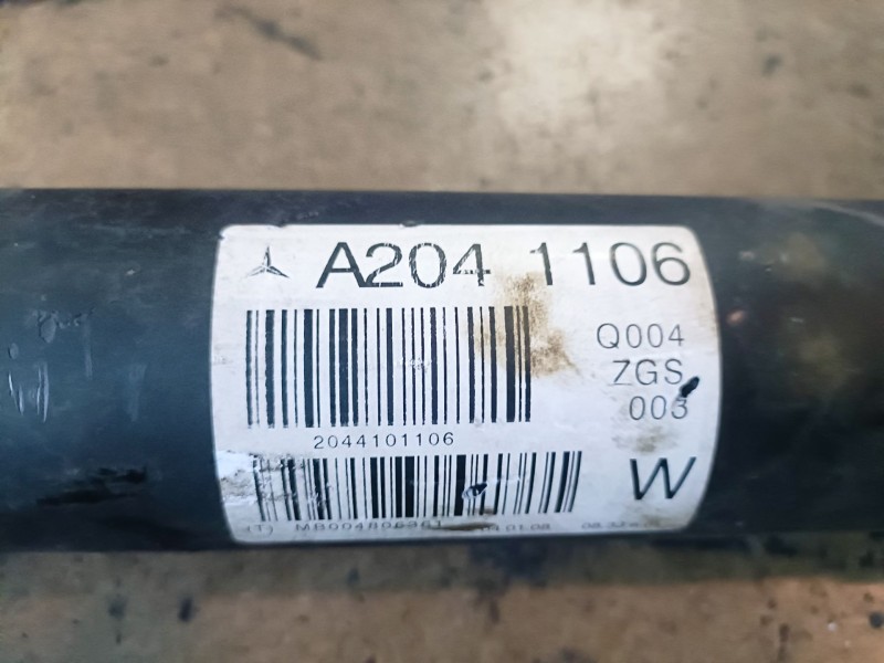 Recambio de transmision central para mercedes-benz clase c (bm 204) berlina 646811 referencia OEM IAM A2041106  