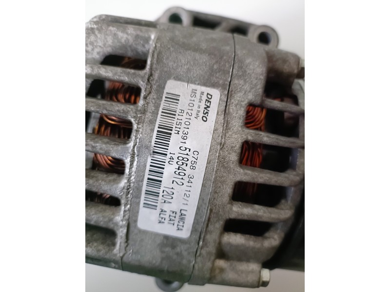 Recambio de alternador para opel combo d 263a2000 referencia OEM IAM 51854912  