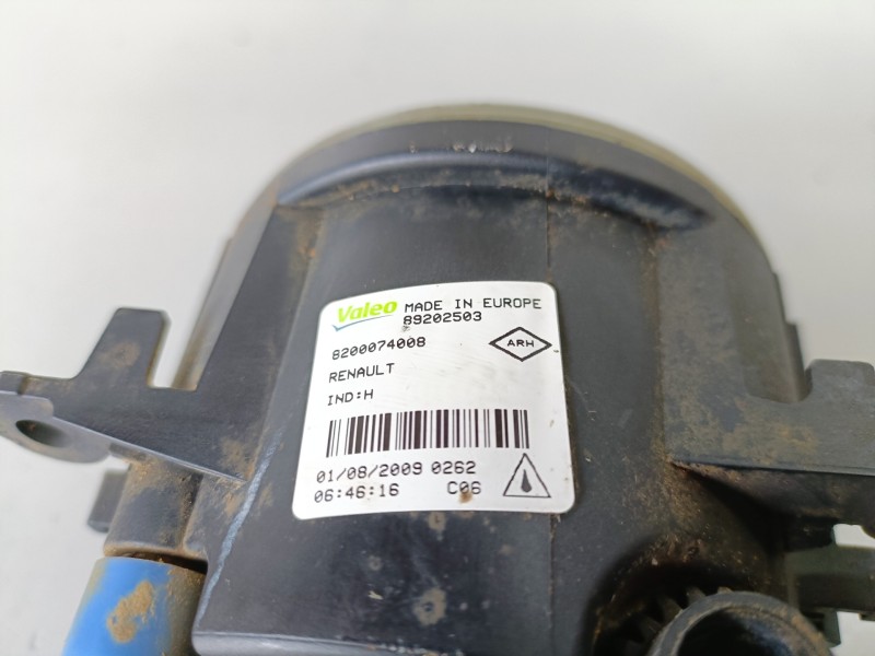 Recambio de faro antiniebla derecho para renault megane ii berlina 5p k4j730 referencia OEM IAM 8200074008  