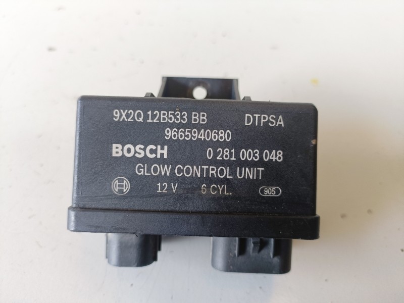 Recambio de caja precalentamiento para land rover range rover sport 306dt referencia OEM IAM 9665940680/0281003048  