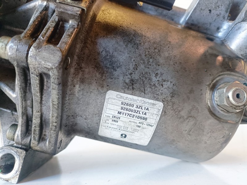 Recambio de compresor aire acondicionado para nissan juke (f15e) hra2 referencia OEM IAM 926003ZL1A  