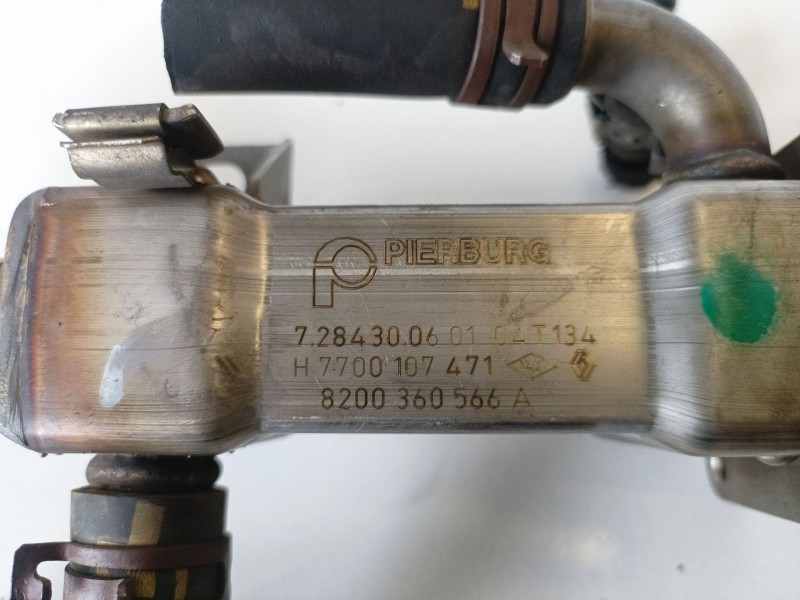 Recambio de enfriador egr para renault scenic ii (jm) f9qd8 referencia OEM IAM 8200360566A  