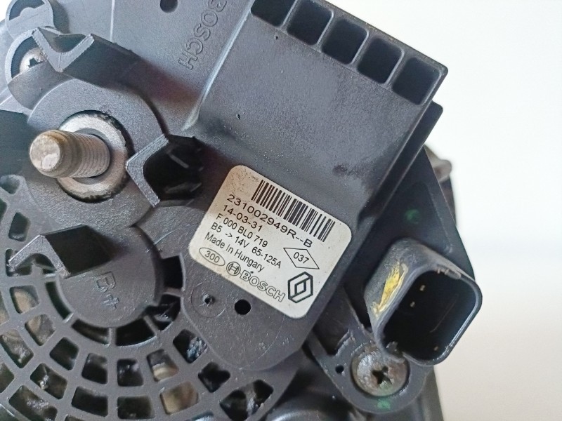 Recambio de alternador para dacia dokker k9k612 referencia OEM IAM 231002949RB  