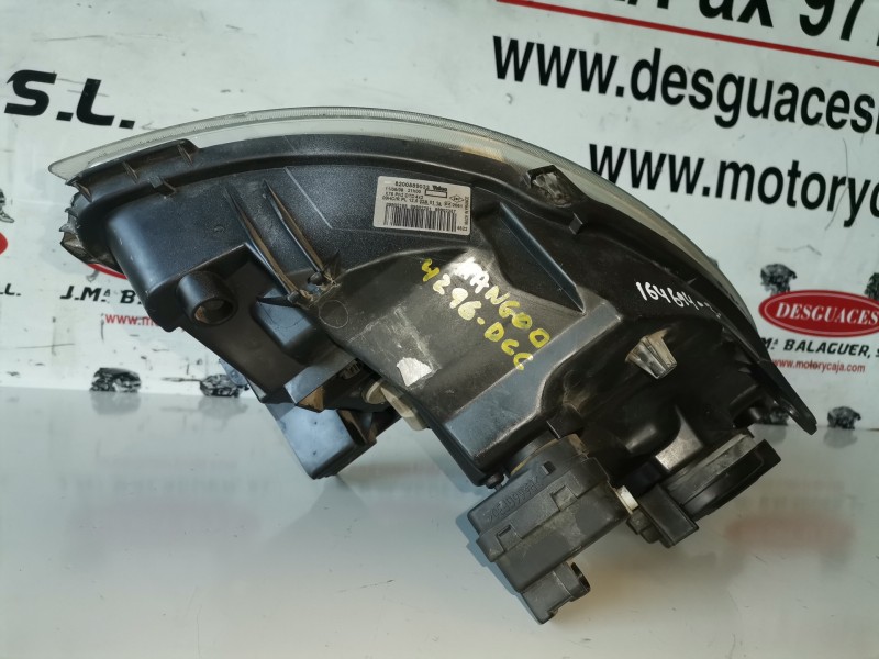 Recambio de faro derecho para renault kangoo i (f/kc0) k9k704 referencia OEM IAM 8200589033  