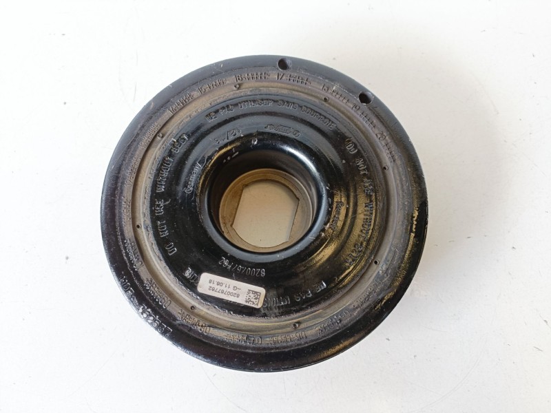 Recambio de polea cigueñal para renault latitude m9r824 referencia OEM IAM 8200767762  