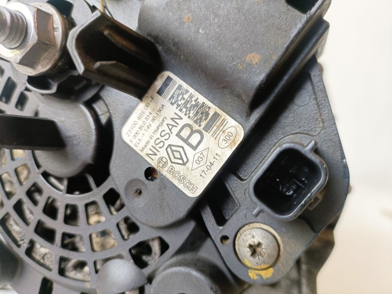 Recambio de alternador para renault kadjar r9m414 referencia OEM IAM 231004BE0BF  