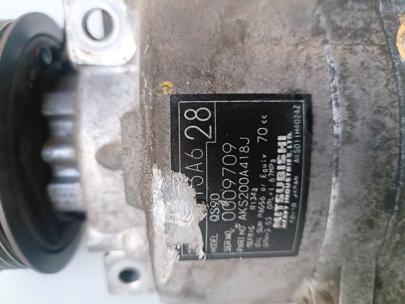 Recambio de compresor aire acondicionado para mitsubishi asx (ga0w) 4n13 referencia OEM IAM 7813A628  