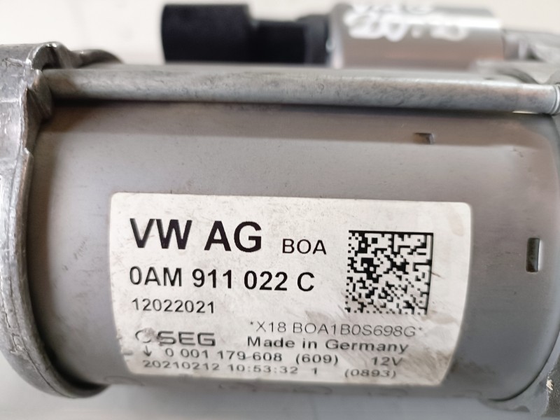 Recambio de motor arranque para volkswagen polo vi (aw1)(08.2017) dla referencia OEM IAM 0AM911022C/0001179608  