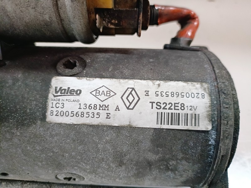 Recambio de motor arranque para renault trafic ii furgón m9r630 referencia OEM IAM TS22E8  