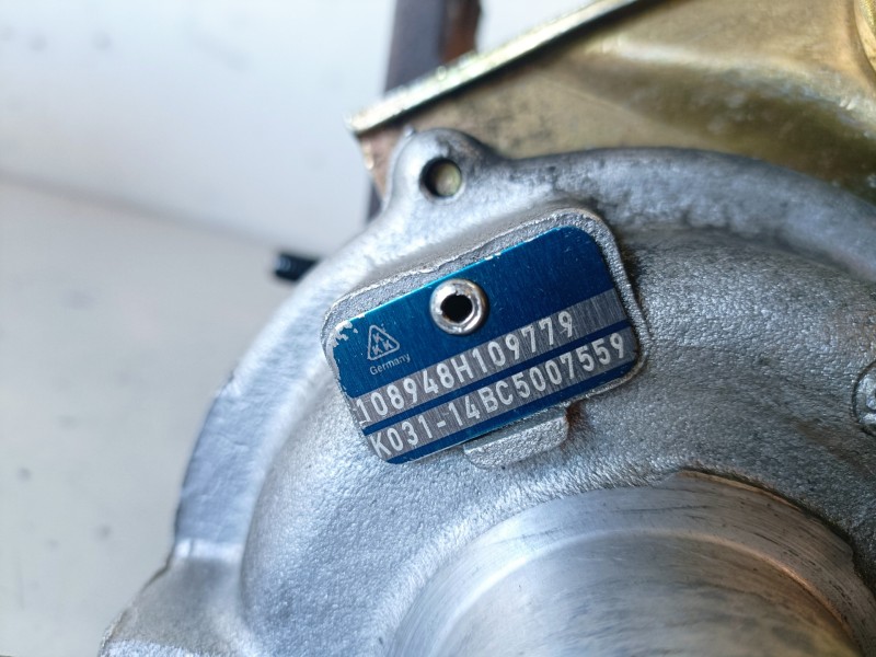 Recambio de turbocompresor para renault laguna grandtour (k56) f9q710 referencia OEM IAM 108948H109779  