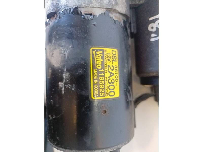 Recambio de motor arranque para hyundai i20 (pb) d4fc referencia OEM IAM 361002A300/1195925  