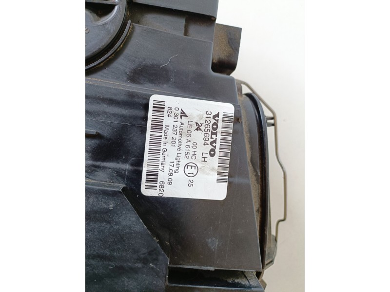 Recambio de faro izquierdo para volvo s40 berlina referencia OEM IAM 31265694LH  