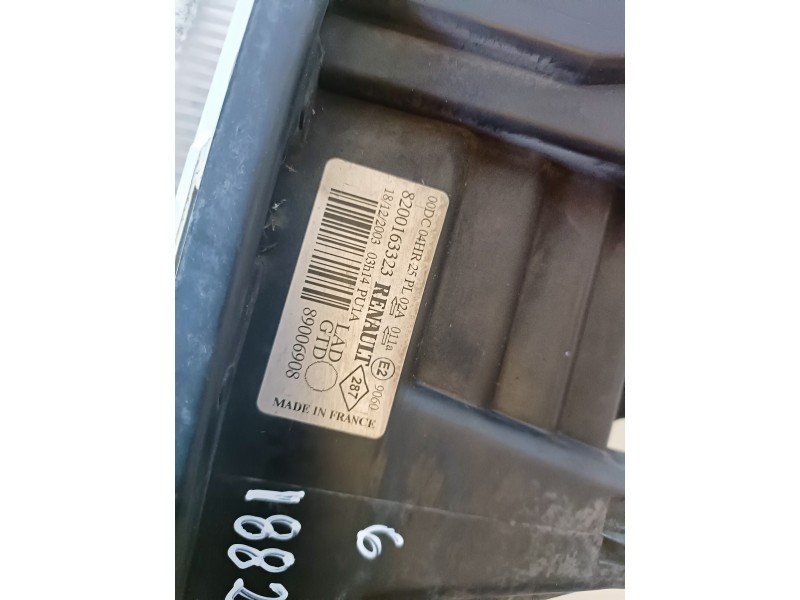 Recambio de faro izquierdo para renault laguna ii grandtour (kg0) l7x731 referencia OEM IAM 8200163323  