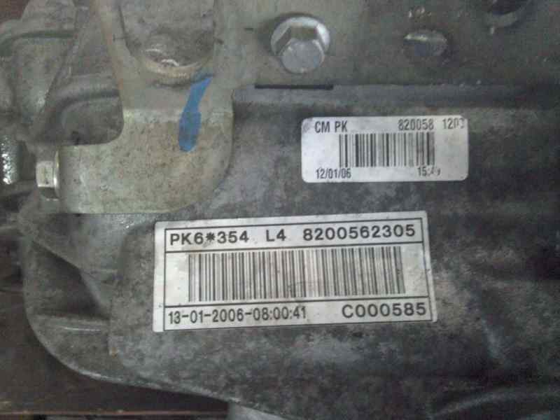 Recambio de caja cambios para renault vel satis (bj0) referencia OEM IAM PK6354  