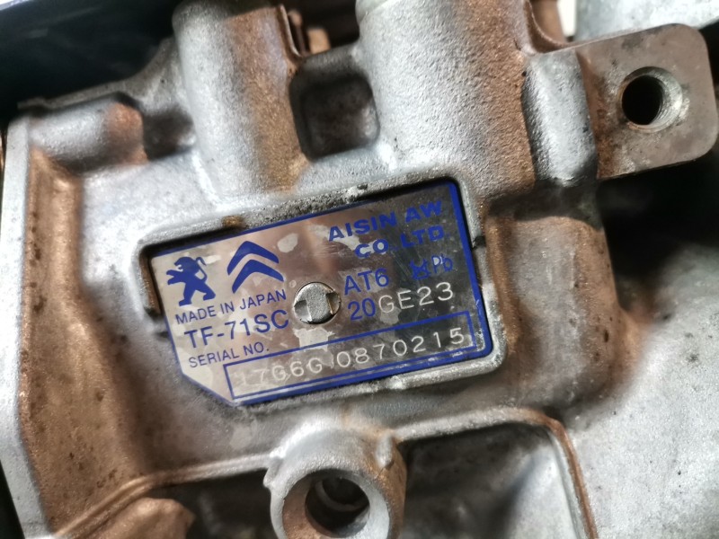 Recambio de caja cambios para citroen c4 picasso/spacetourer 9h06 referencia OEM IAM 20GE23  