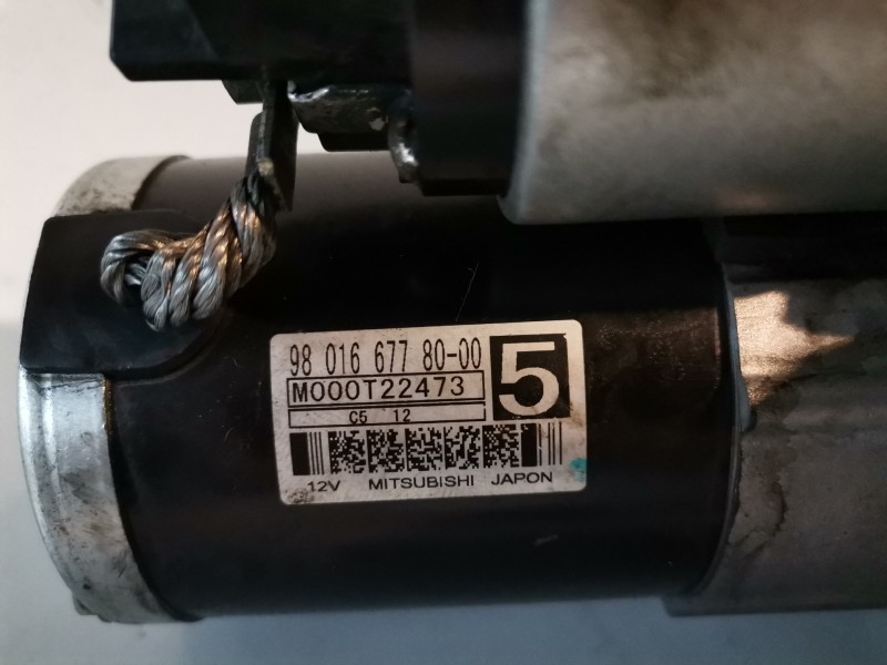Recambio de motor arranque para citroen c4 picasso/spacetourer 9h06 referencia OEM IAM M000T22473/9801667780  