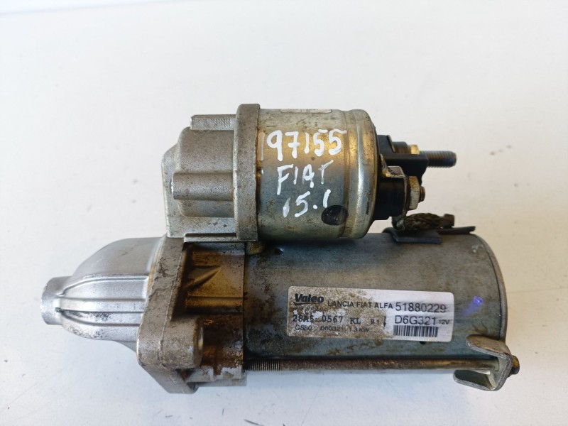Recambio de motor arranque para fiat iii fiorino (225) 199a9000 referencia OEM IAM D6G321  