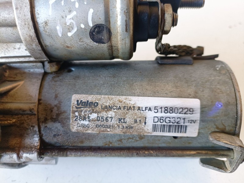 Recambio de motor arranque para fiat iii fiorino (225) 199a9000 referencia OEM IAM D6G321  