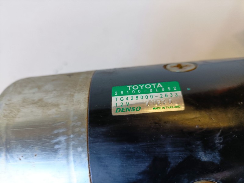 Recambio de motor arranque para toyota hilux (gun1) 2gdftv referencia OEM IAM 281000L052  