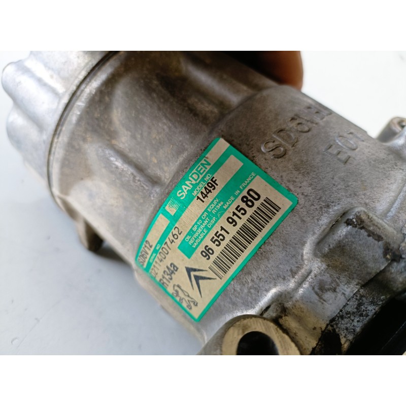 Recambio de compresor aire acondicionado para peugeot 307 break / sw (s1)(04.2002) rfn referencia OEM IAM 9655191580  