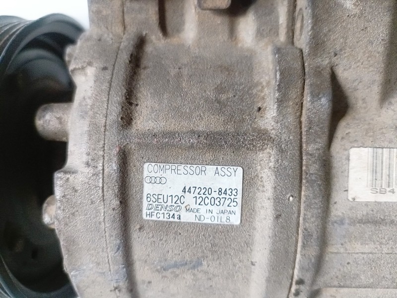 Recambio de compresor aire acondicionado para audi a4 berlina (8e) ake referencia OEM IAM 4472208433  