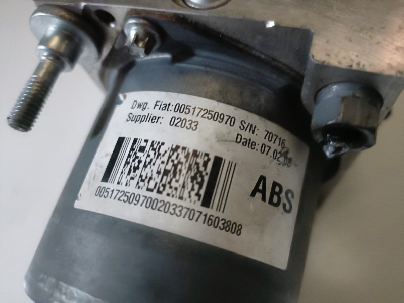 Recambio de abs para fiat ducato 3 camión 30 4hv referencia OEM IAM 9659875780/0265800461  
