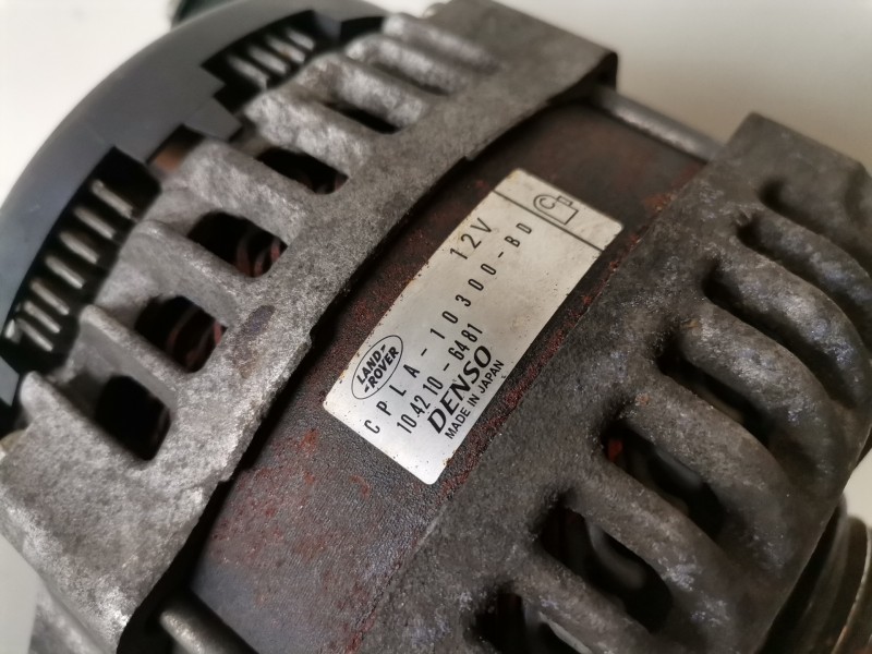Recambio de alternador para land rover range rover sport 306dt referencia OEM IAM CPLA10300BD  