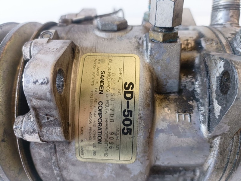 Recambio de compresor aire acondicionado para suzuki samurai (sj413) g13ba referencia OEM IAM 9096  