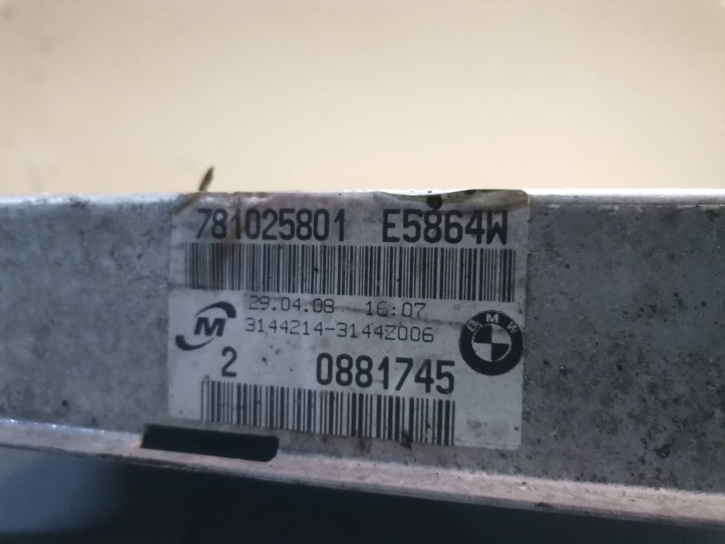 Recambio de radiador agua para bmw serie 1 berlina (e81/e87) n47d20a referencia OEM IAM 781025801/1711778890307  