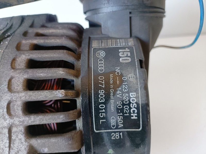 Recambio de alternador para audi a6 berlina (4b2) asg referencia OEM IAM 0123520021  