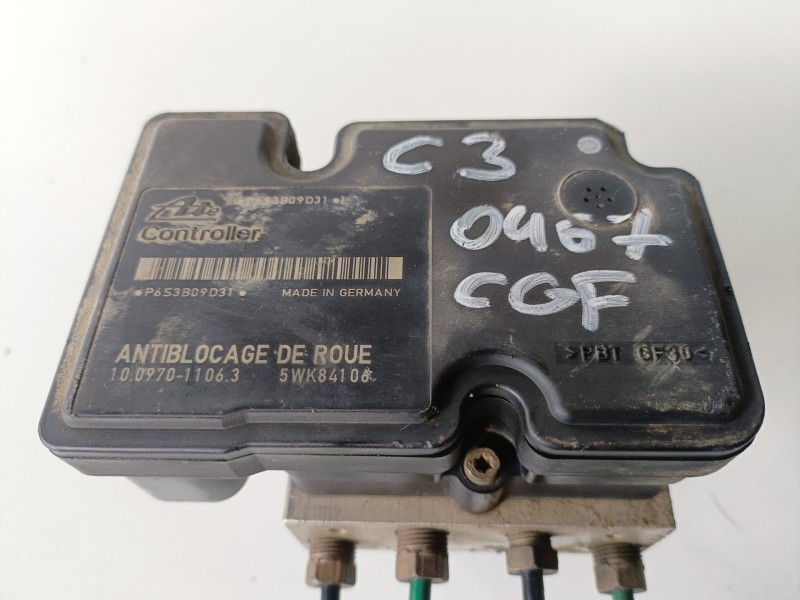 Recambio de abs para citroen c3 kfv referencia OEM IAM 9641965380  