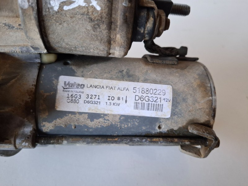Recambio de motor arranque para peugeot bipper 199a9000 referencia OEM IAM D6G321  