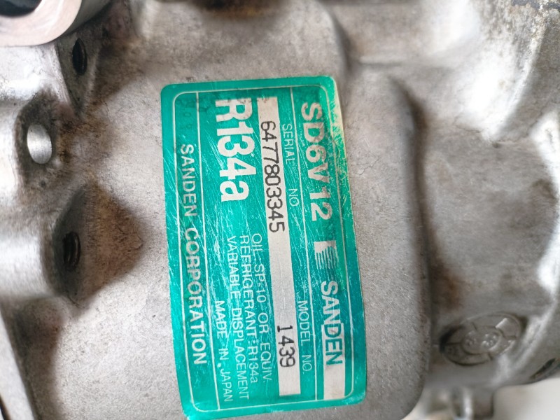 Recambio de compresor aire acondicionado para citroen c3 8hx referencia OEM IAM 1439  