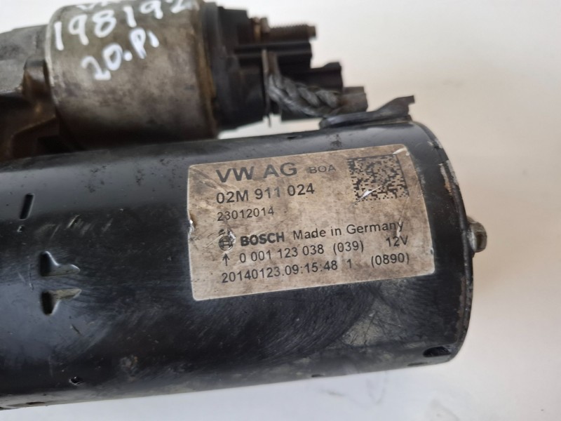 Recambio de motor arranque para volkswagen caddy (2c)(08.2010) cfhf referencia OEM IAM 0001123038  