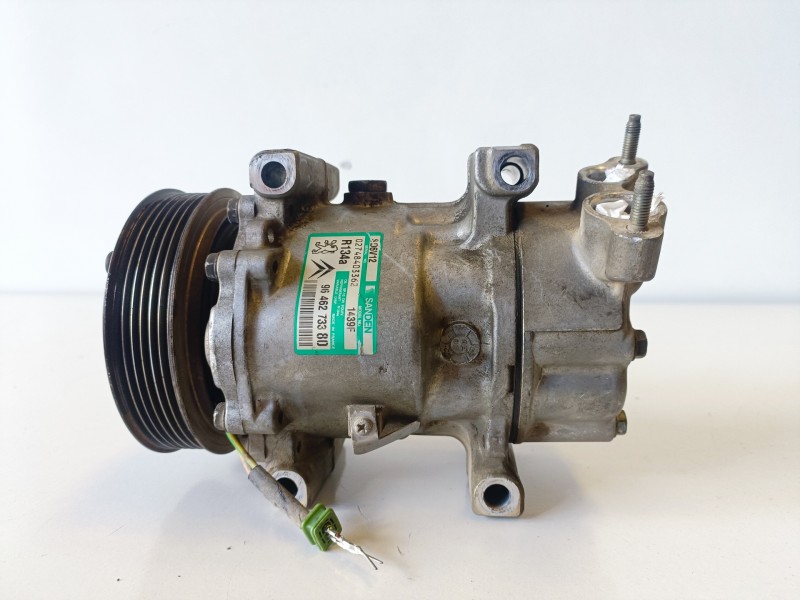Recambio de compresor aire acondicionado para citroen c3 kfv referencia OEM IAM 9646273380  