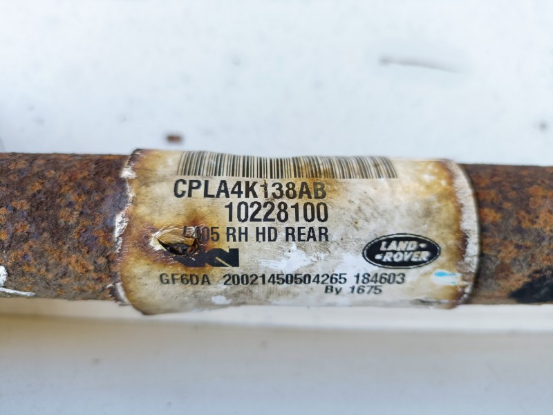 Recambio de transmision trasera derecha para land rover range rover sport 306dt referencia OEM IAM CPLA4K138AB  