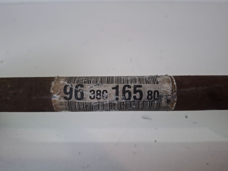 Recambio de transmision delantera izquierda para citroen c3 hfx referencia OEM IAM 9638016580  