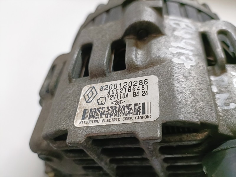 Recambio de alternador para nissan kubistar (x76) k9k710 referencia OEM IAM 8200120286  