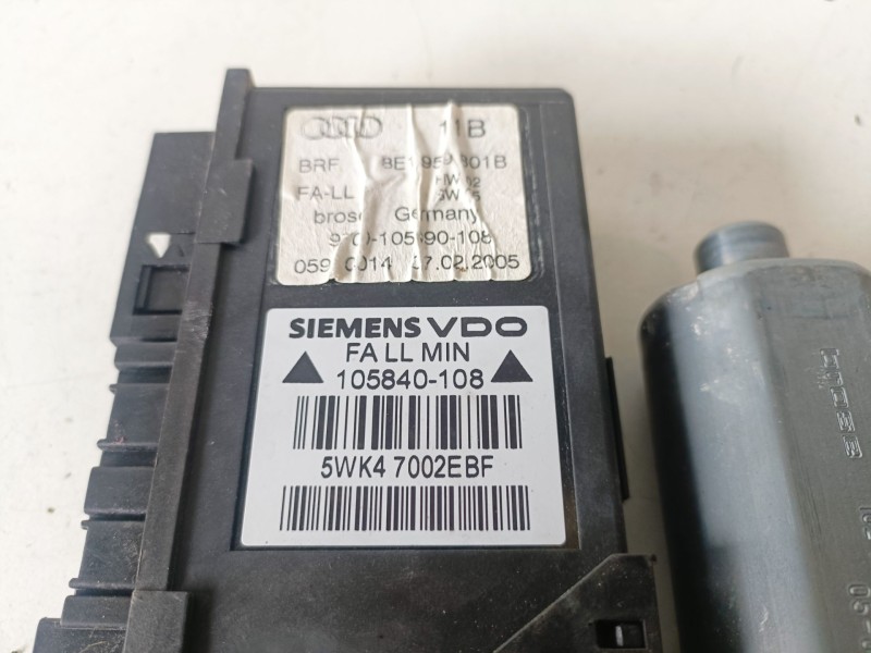 Recambio de mando elevalunas delantero izquierdo para audi a4 berlina (8e) blb referencia OEM IAM 8E1959801B  
