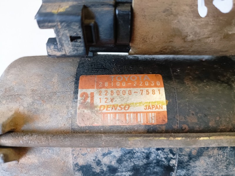 Recambio de motor arranque para toyota rav4 (a2) 1zzfe referencia OEM IAM 2810022030  