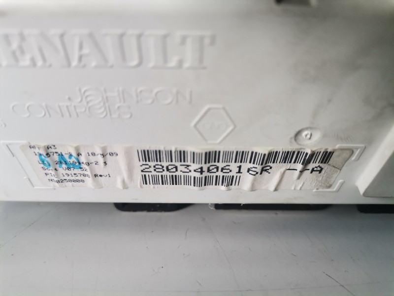 Recambio de pantalla multifuncion para renault megane iii coupe k9k832 referencia OEM IAM 280340616R  