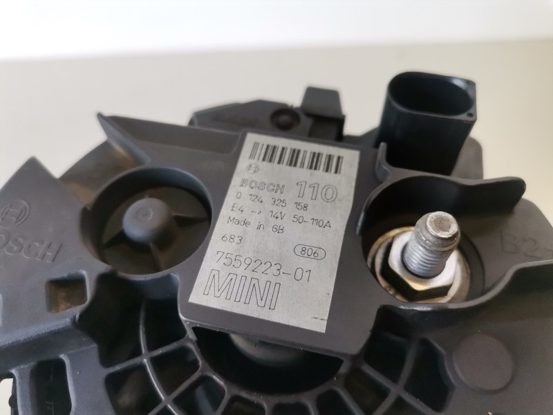 Recambio de alternador para mini mini (r50,r53) w10b16d referencia OEM IAM 0124325158  