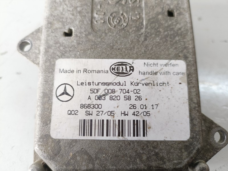Recambio de centralita faros xenon para mercedes-benz clase ml (bm 164) 642940 referencia OEM IAM 5DF00870402/A0038205826  