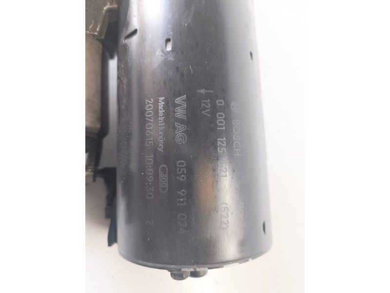 Recambio de motor arranque para audi q7 (4l) bug referencia OEM IAM 0001125521/05991102C  