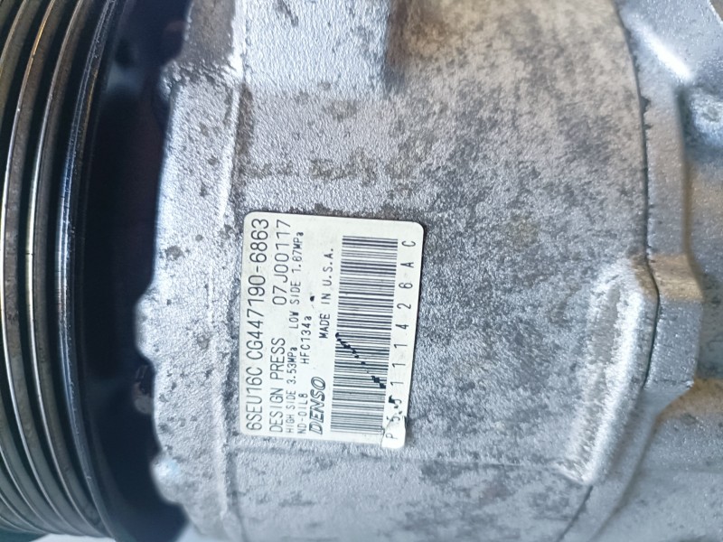 Recambio de compresor aire acondicionado para chrysler sebring berlina byl referencia OEM IAM 4471906863  